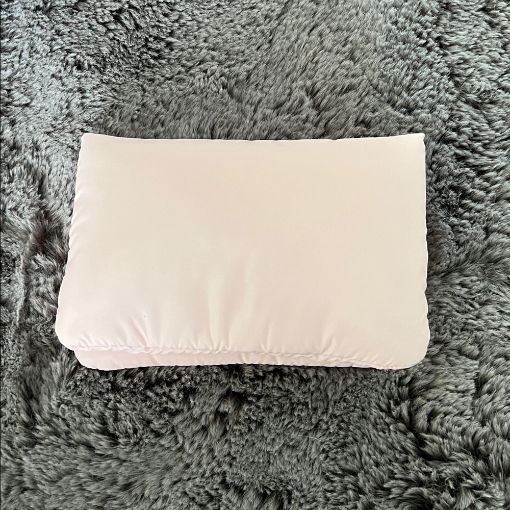 Dior Blush Pink Clutch with Silver Logo - Picture 6 of 10